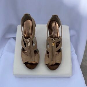 Michael Kors Beige Heeled Sandals